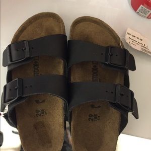 Little girls authentic Birkenstock sandals